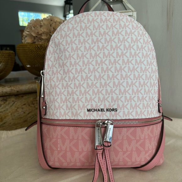 Michael Kors Backpack Rhea m Logo Backpack - Picture 4 of 9
